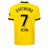 Koszulka piłkarska Borussia Dortmund Giovanni Reyna #7 Strój Domowy 2023-24 tanio Krótki Rękaw